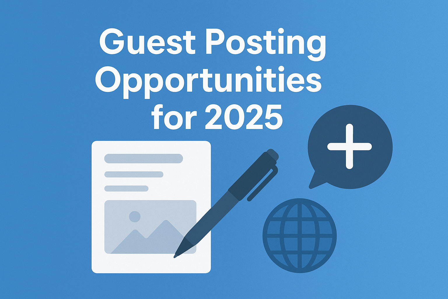 Guest Posting Opportunities for 2025